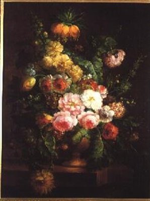 Urne med blomster af Cornelis van Spaendonck