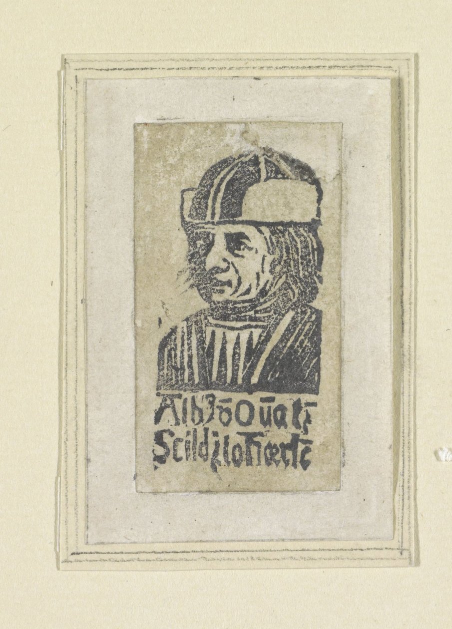 Portræt af Albert van Oudwater af Cornelis van den Berg