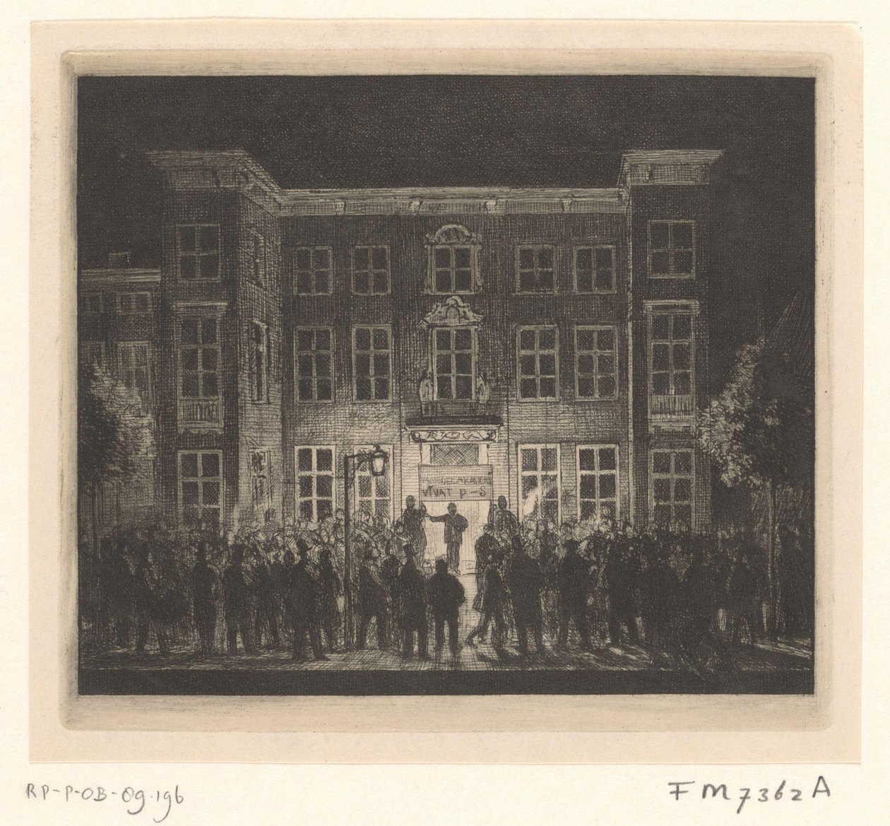 Begravelse af Delft Academy, 30. juni 1864 af Cornelis van der Griendt