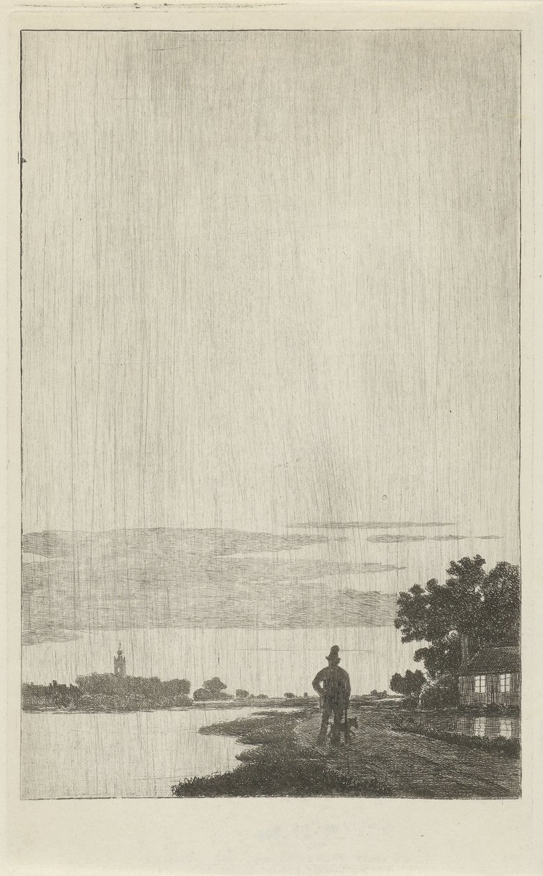 Donatis komet, 1858 af Cornelis van der Griendt