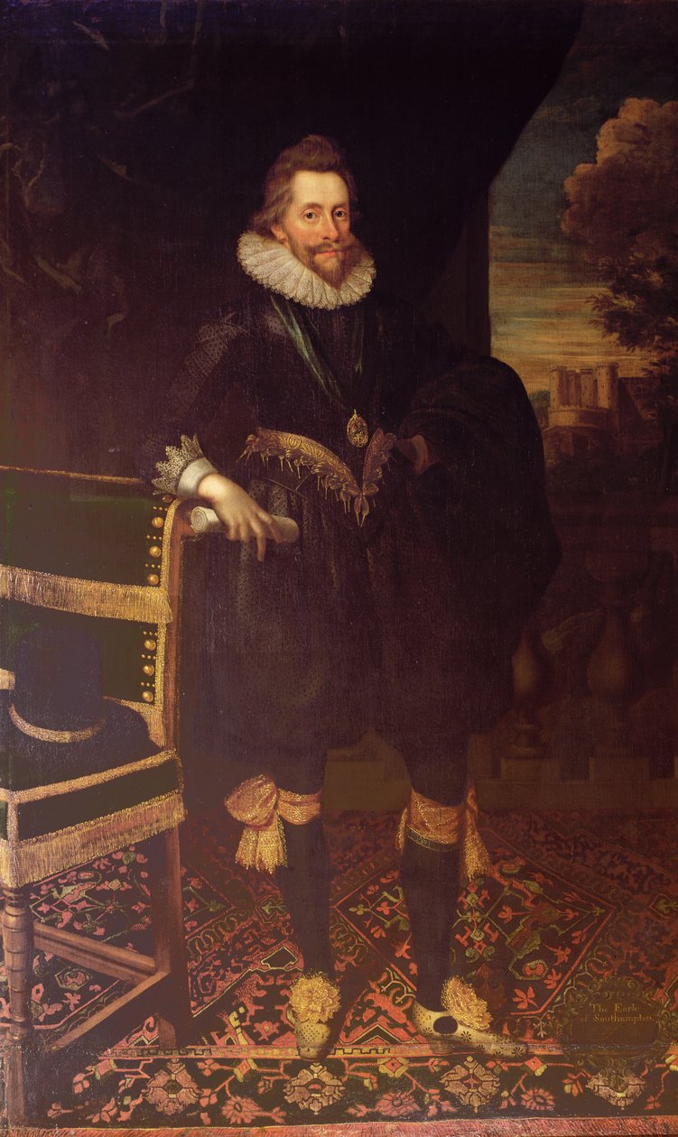 Jarlen af Southampton af Cornelius Janssen van Ceulen