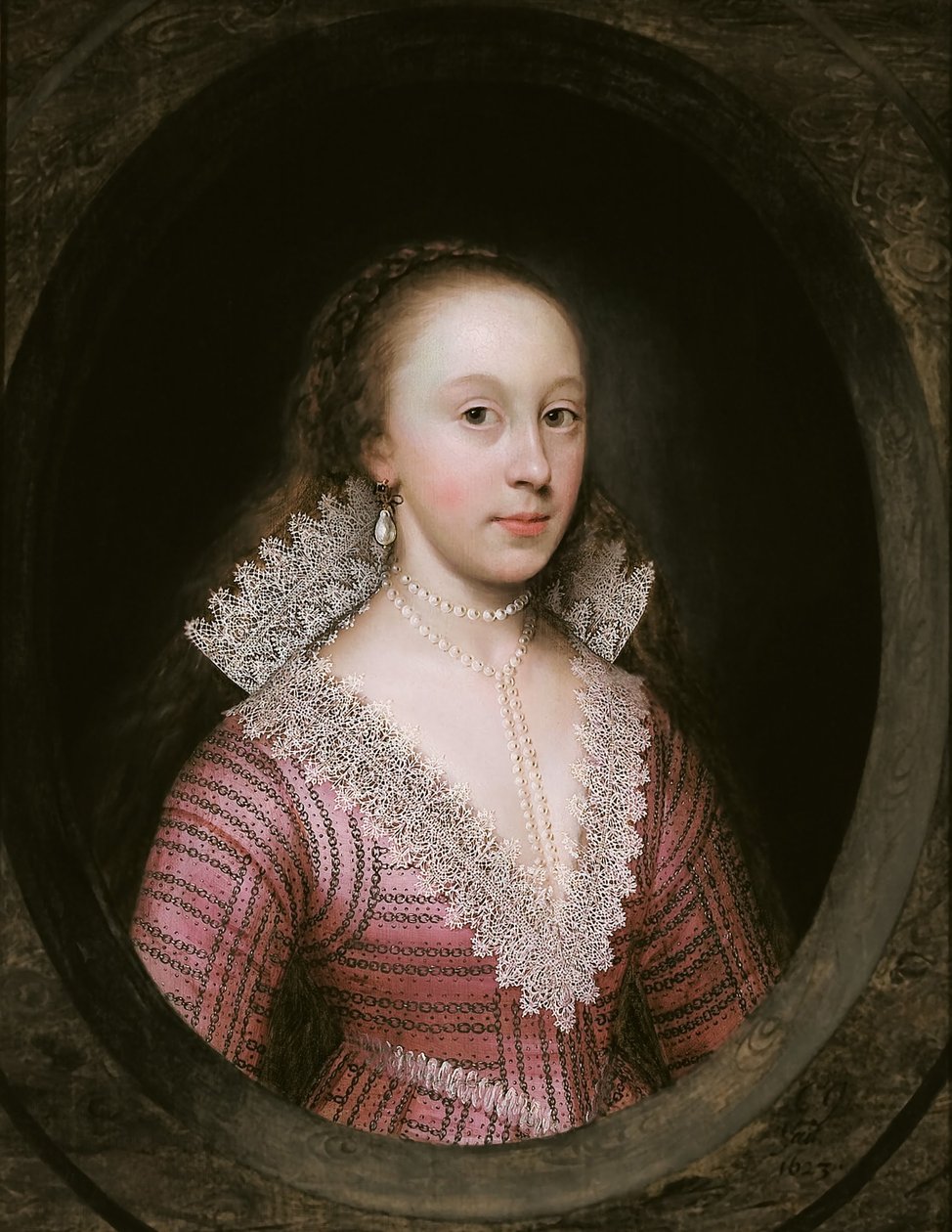 En dame, der menes at være Catherine Fenn af Cornelius I Johnson