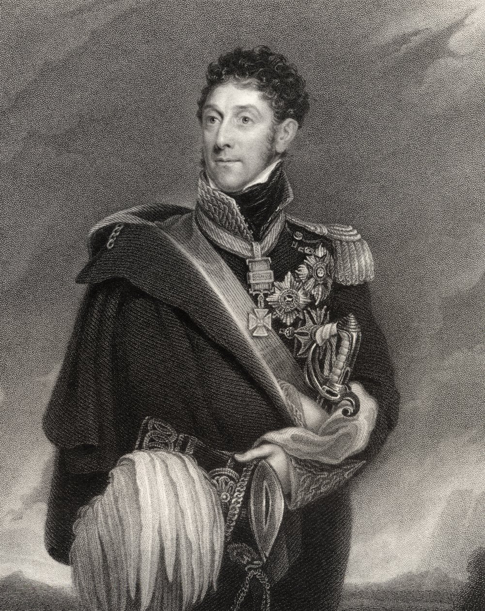 Stapleton Cotton, 1st Viscount Combermere, graveret af J. Jenkins, fra 