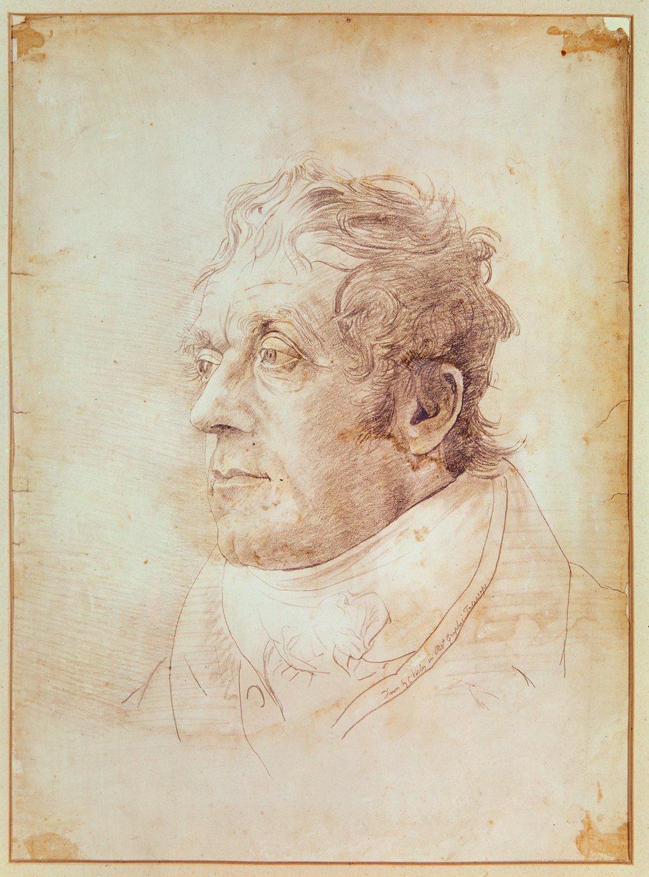 Portræt af J.M.W. Turner af Cornelius Varley