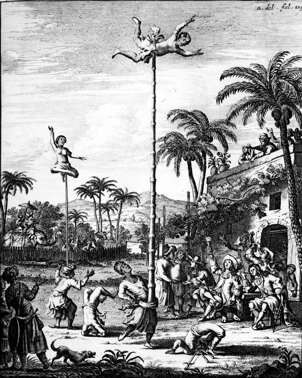 Discovery of the Indies: spil - i "" Voyages of W. Shouten in the East Indias", red. amsterdam af Cornelius Decker