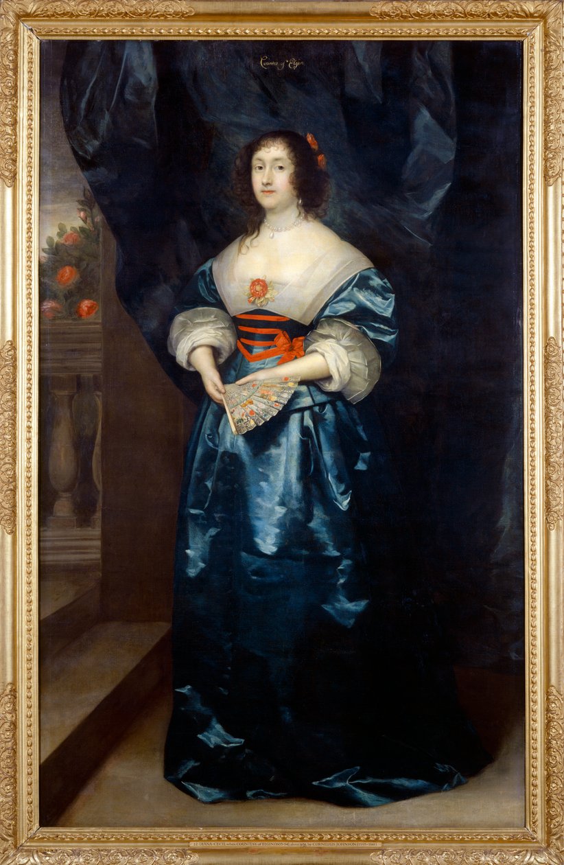 Diana Cecil ca. 1638 (olie på lærred) af Cornelius Janssen van Ceulen