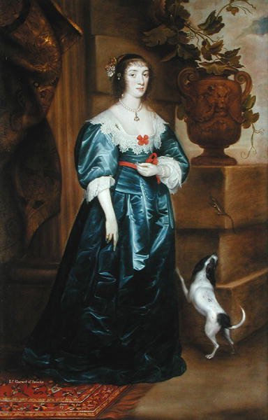Lady Gerard af Bromley (d.1634) c.1633 (olie på lærred) af Cornelius Janssen van Ceulen