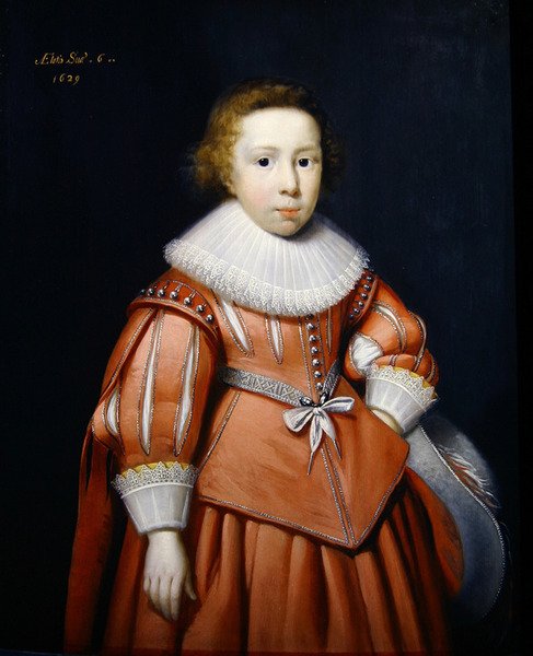 Portræt af en ung dreng af Cornelius Janssen van Ceulen