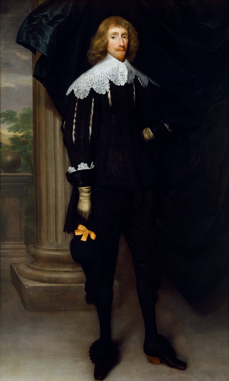 Thomas Bruce, Earl of Elgin (olie på lærred) af Cornelius Janssen van Ceulen
