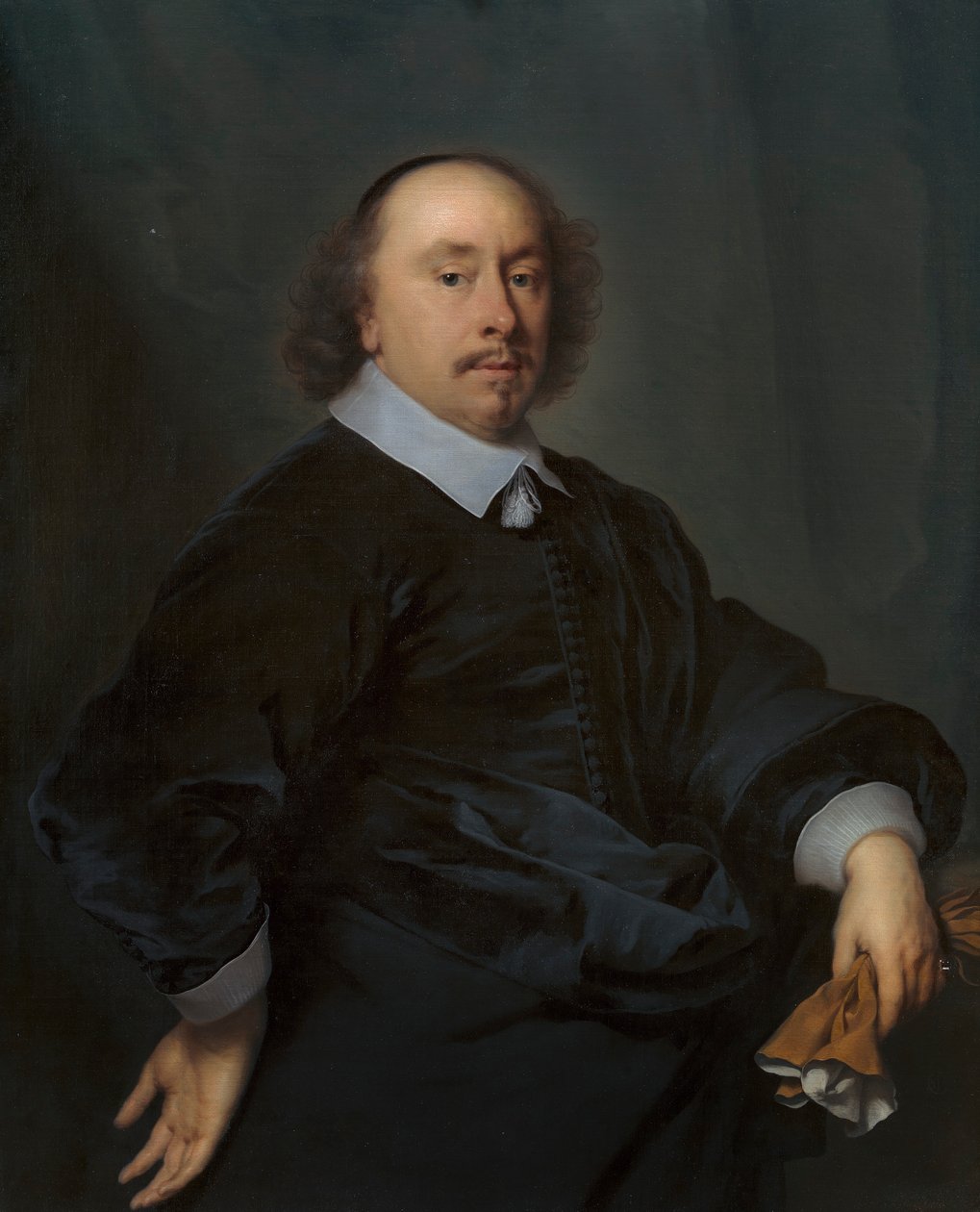 Portræt af en mand af Cornelius Johnson