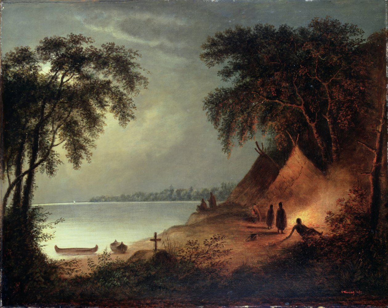 Indisk begravelse af Cornelius Krieghoff