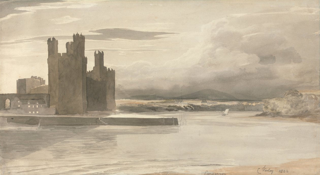 Carnarvon af Cornelius Varley