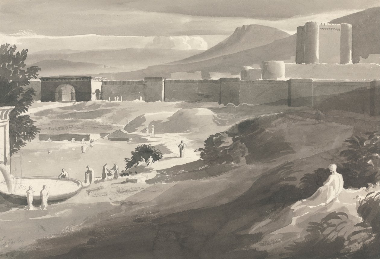Klassisk Studie af Cornelius Varley