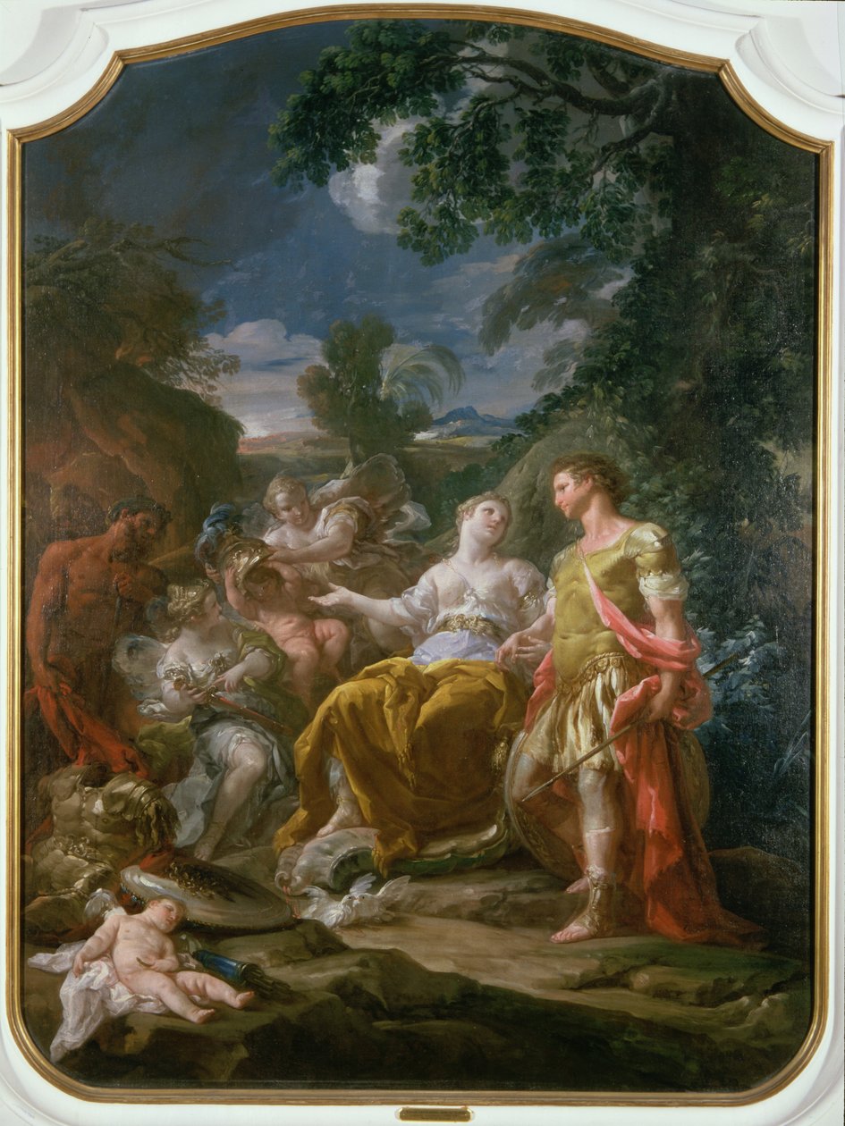Mars og Venus med amoriner af Corrado Giaquinto