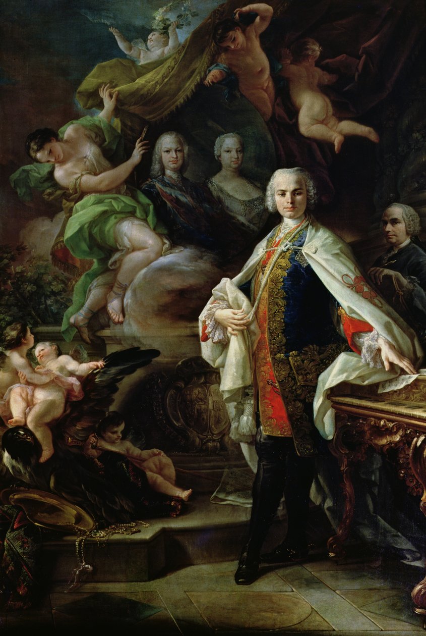 Portræt af Carlo Broschi (1705-82) 
