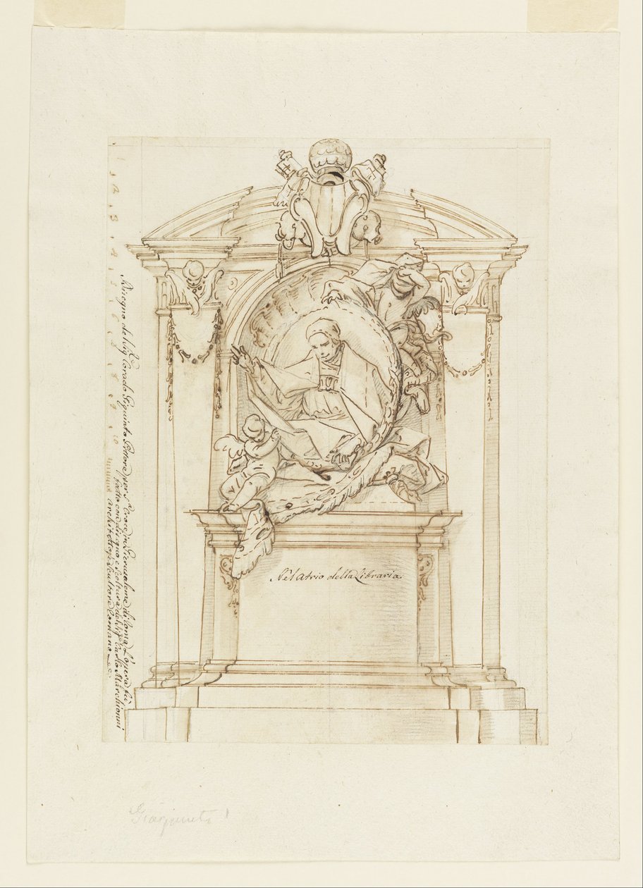 Design til et monument af Corrado Giaquinto