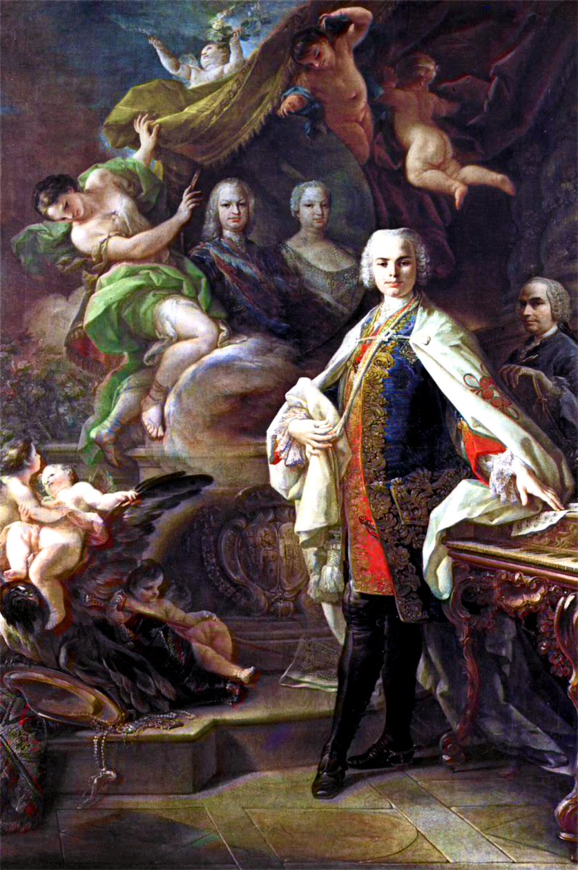 Portræt af Farinelli (1705-1782) af Corrado Giaquinto