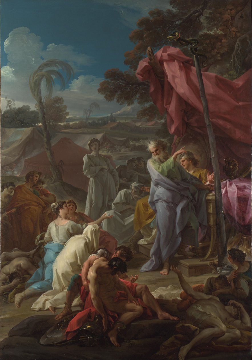 The Brazen Serpent, 1744 af Corrado Giaquinto