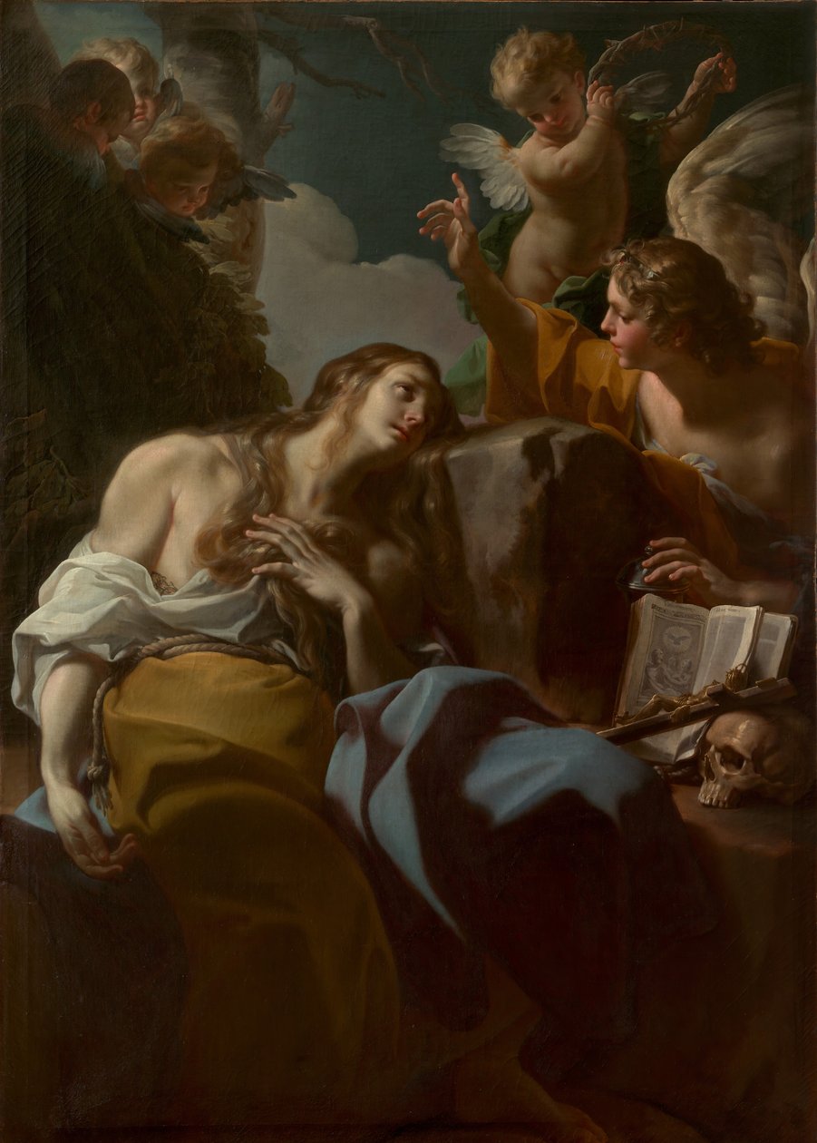 Den angrende Magdalen, ca. 1750. af Corrado Giaquinto