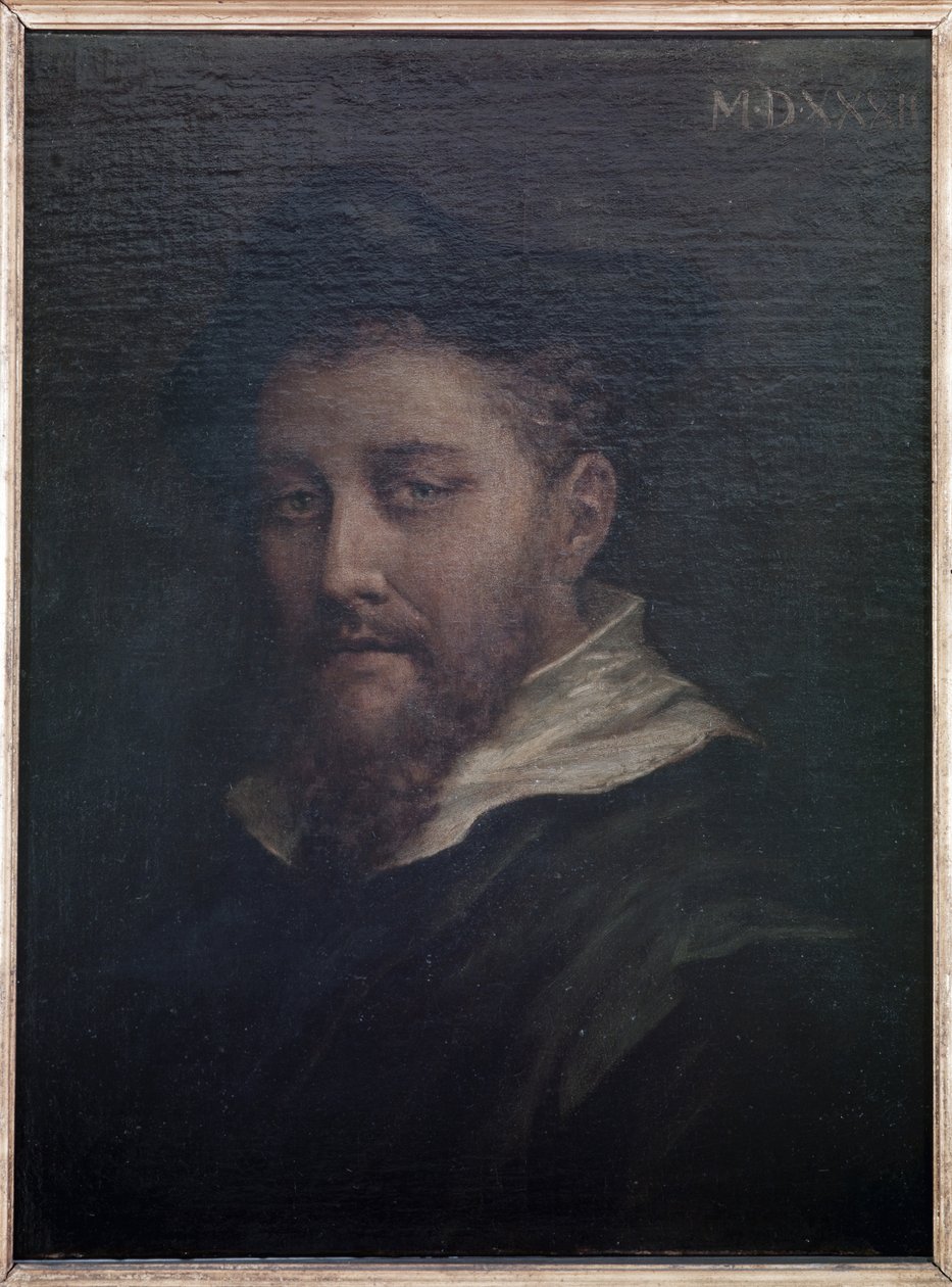 Portræt formodes at være af kunstneren, 1532 af Antonio da Correggio