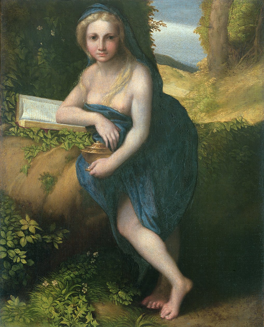 Magdalene, c.1518-19 af Antonio da Correggio