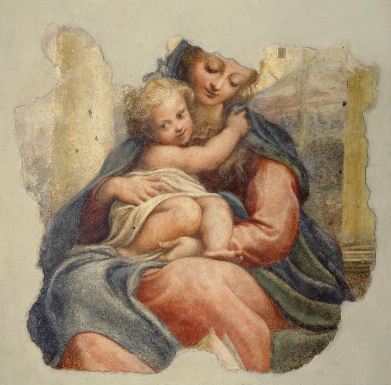 Madonna della Scala, ca 1524 af Correggio