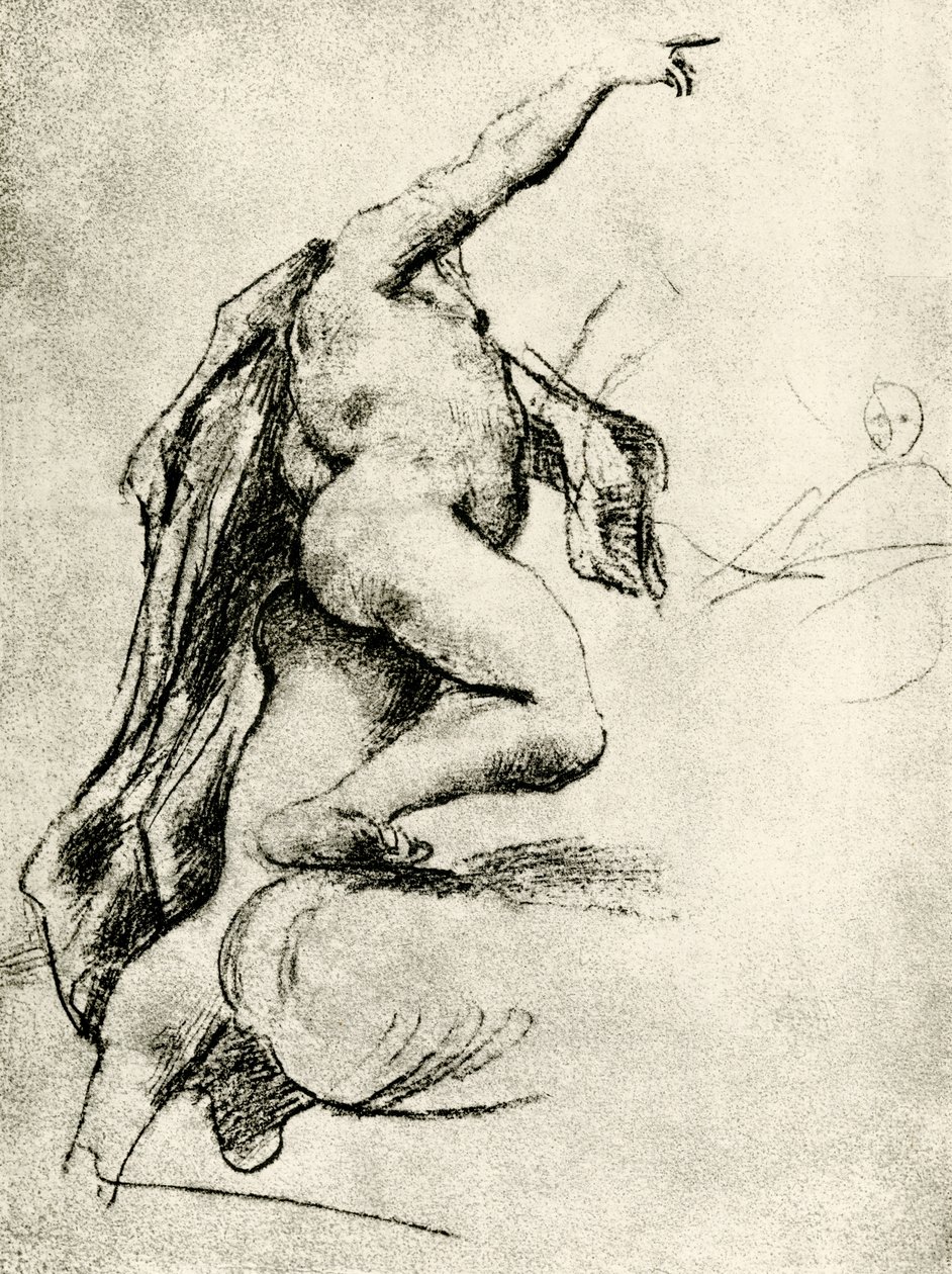 Bevægelsesstudie af Antonio da Correggio