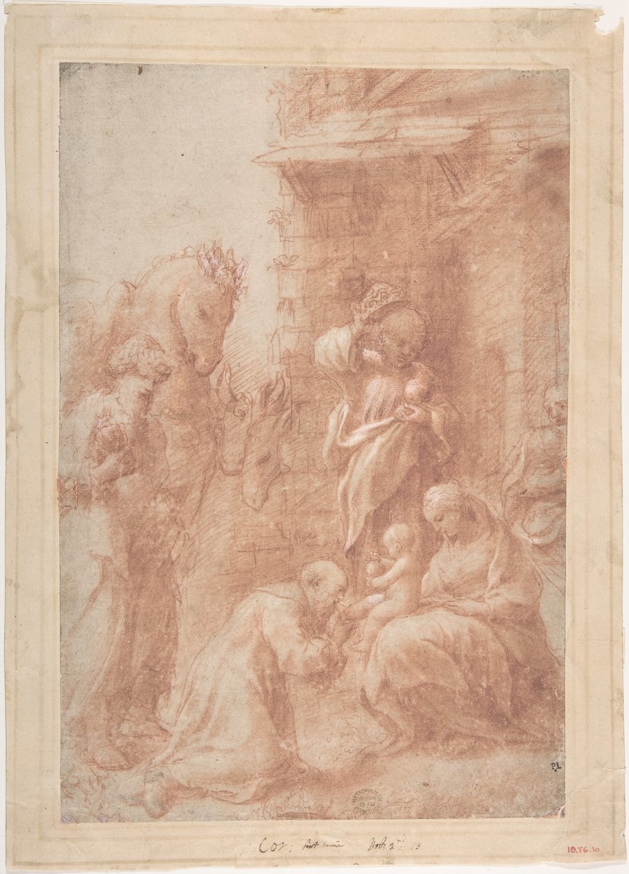 Magiernes tilbedelse, ca. 1517. af Correggio