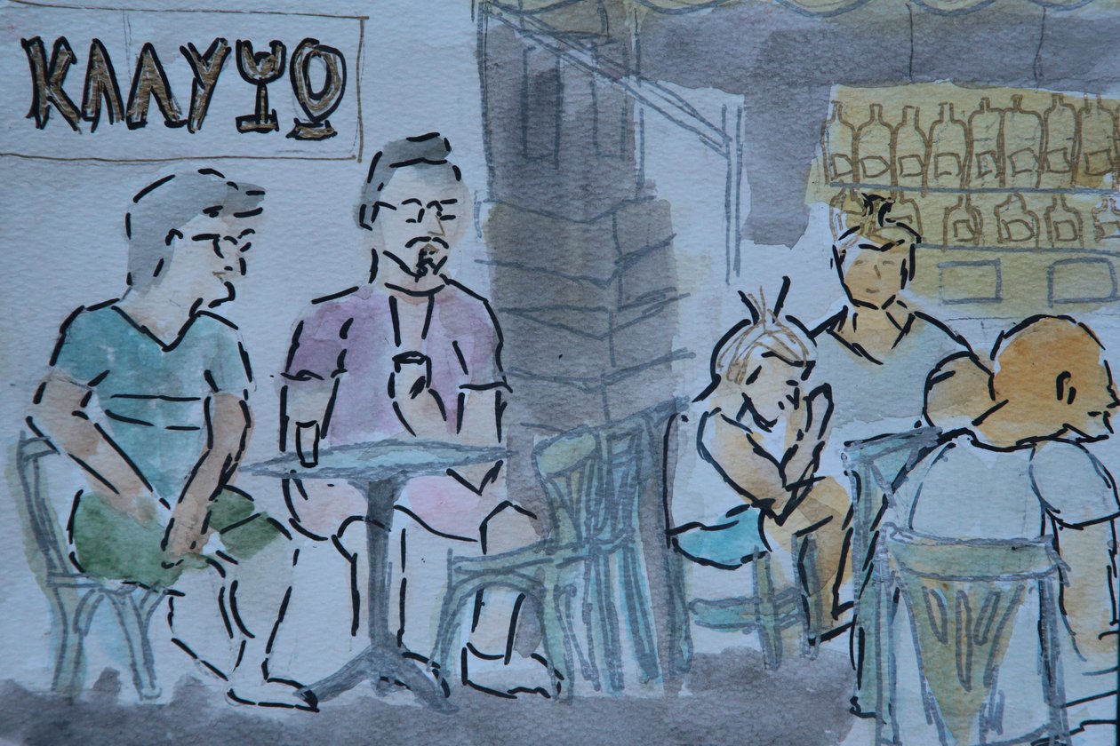 Calypso bar, Skyros af Cosima Duggal