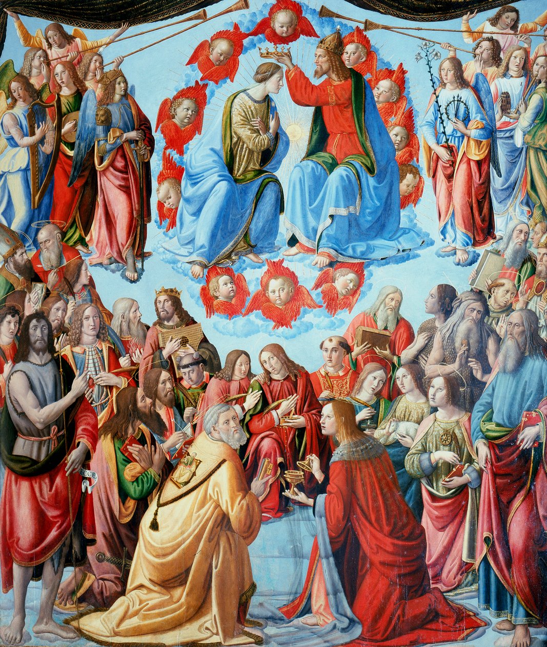 Jomfruens kroning af Cosimo Rosselli
