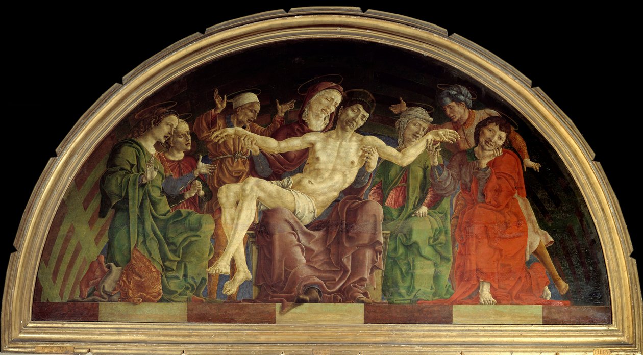 Temperaet på træ-pieta af Cosimo Tura (Cosme af Cosimo Tura