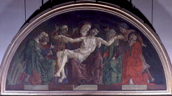 Pietaen (olie på panel) af Cosimo Tura