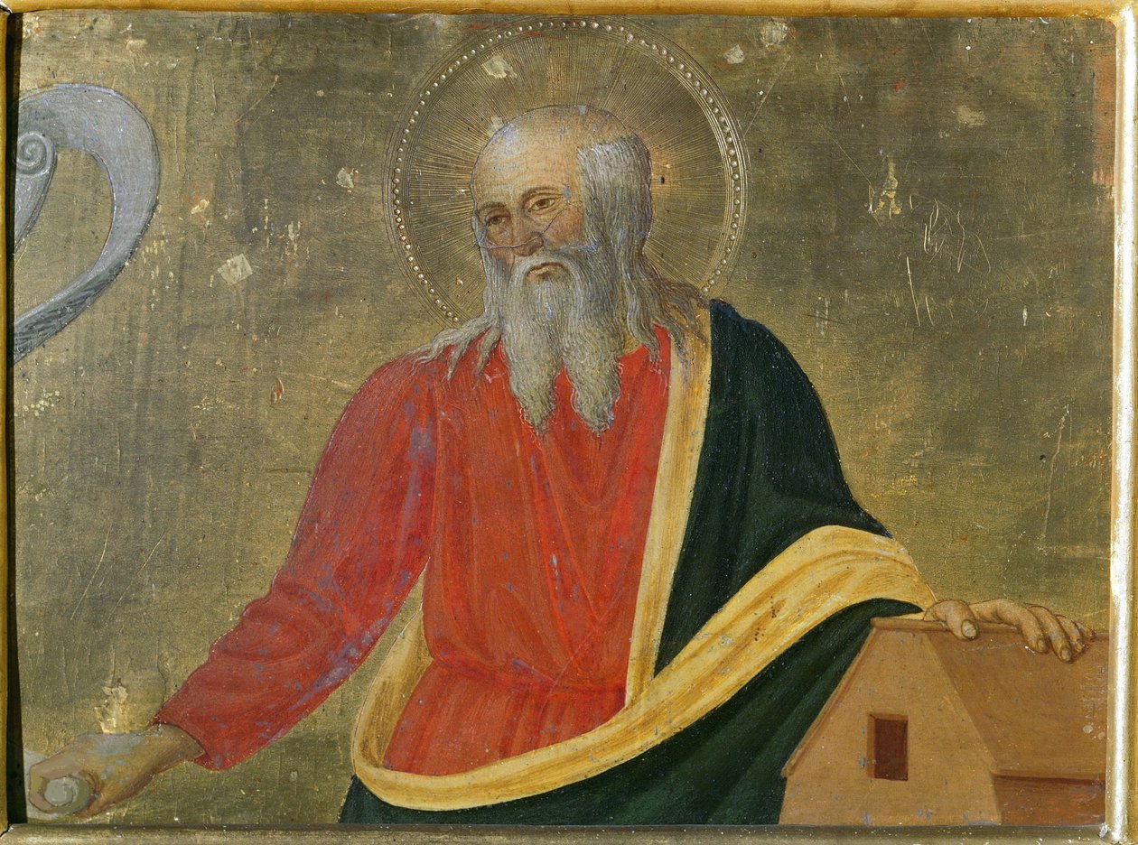 Noah Predella Panel af altertavlen. af Cosimo di Lorenzo Rosselli