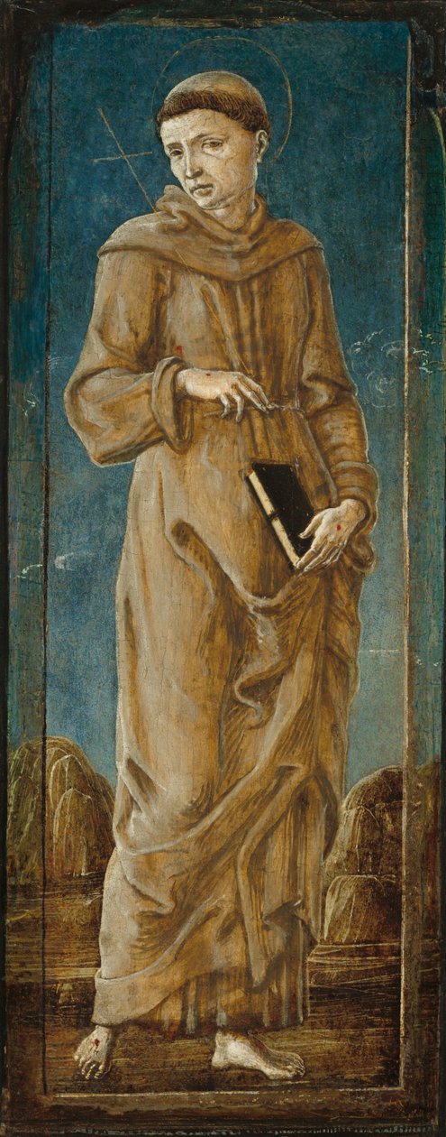 Saint Francis [yderst venstre panel] af Cosmè Tura