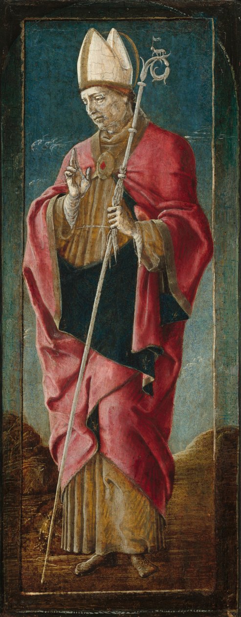 Saint Louis af Toulouse, ca. 14701480. af Cosmè Tura
