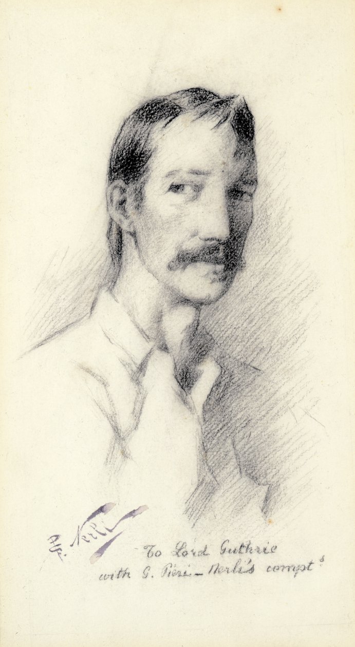 Robert Louis Stevenson, 1892 af Count Girolamo Pieri Nerli