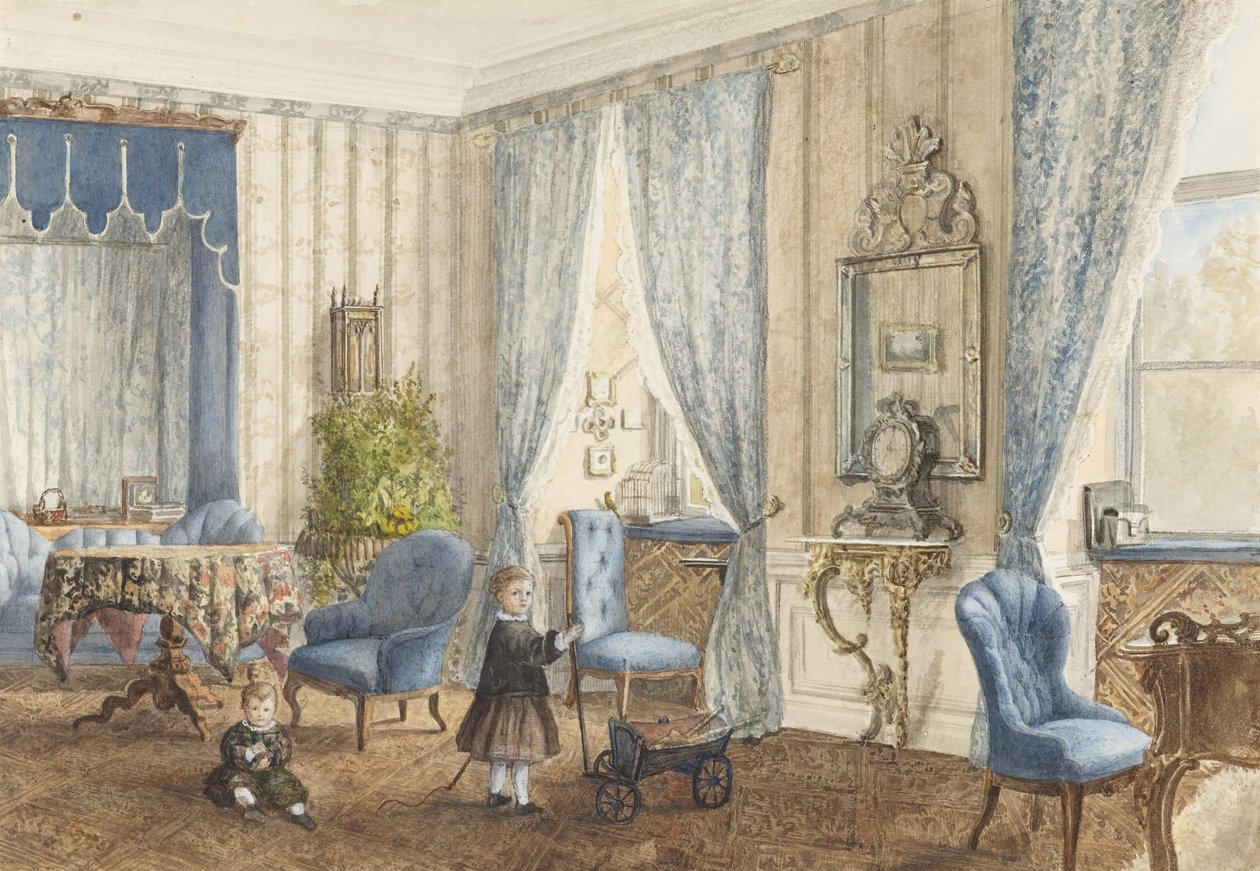 Salon Siebleben, nær Gotha, Tyskland af Countess Schoenberg
