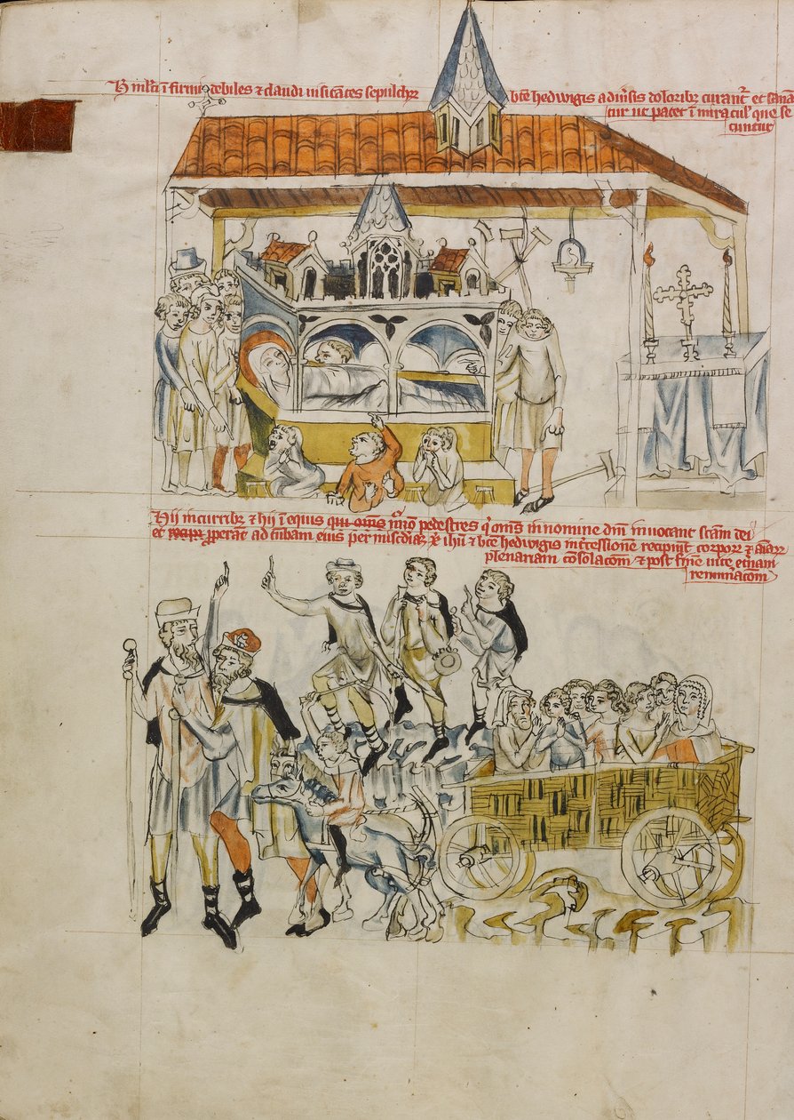 Den salige Hedvigs liv af Court workshop of Duke Ludwig I of Liegnitz and Brieg