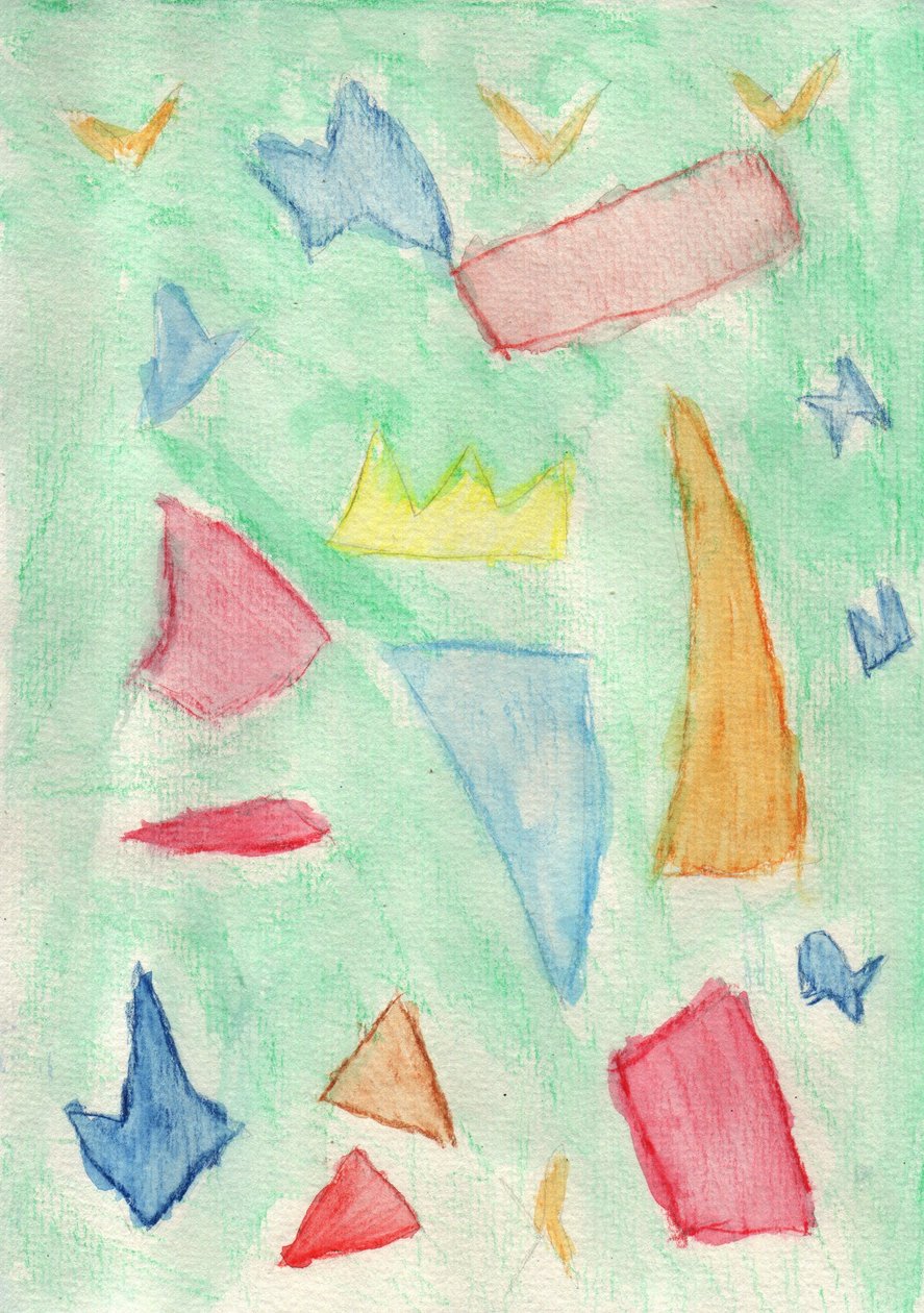 Farverige former af Crazy Artist