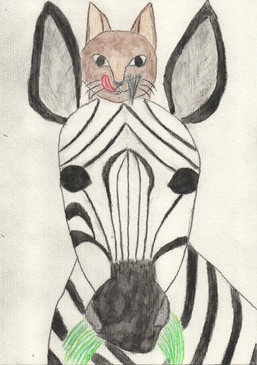 Min ven zebraen af Crazy Artist