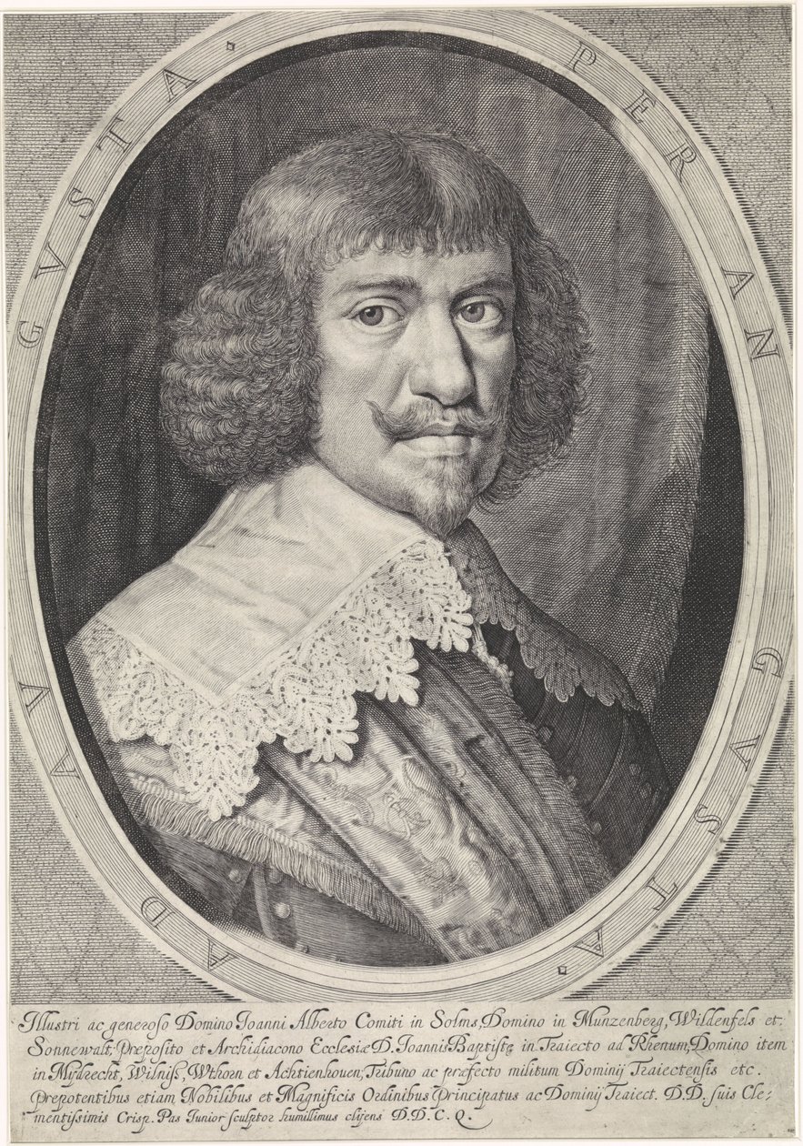 Johan Albert van Solms 1599-1648 af Crispijn van de Passe