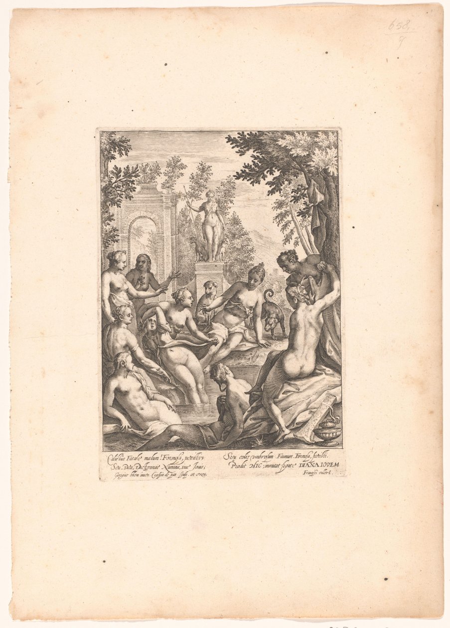 Diana i Callisto af Crispijn van de Passe (I)