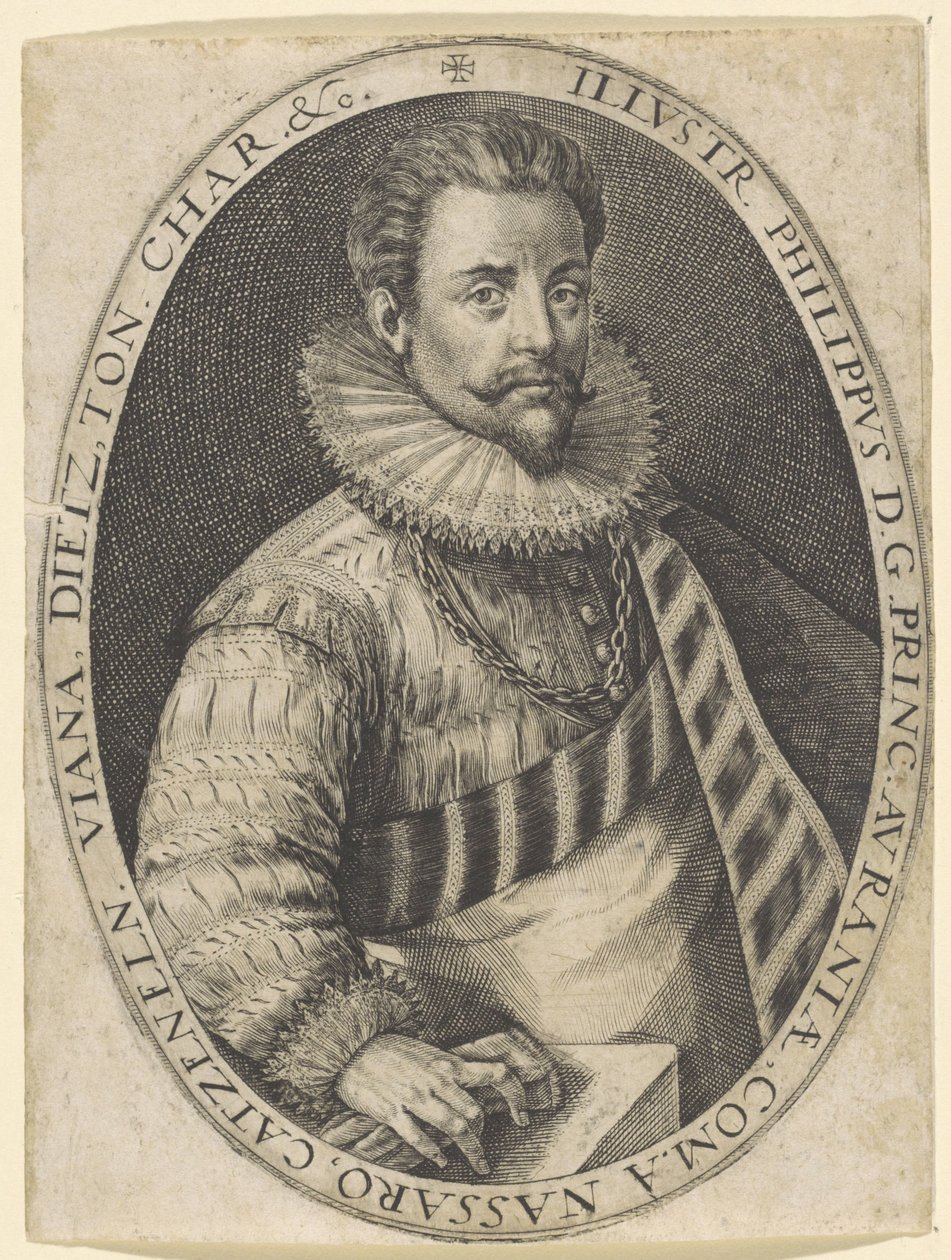 Portræt af Philip William, Prince of Orange af Crispijn van de Passe (I)