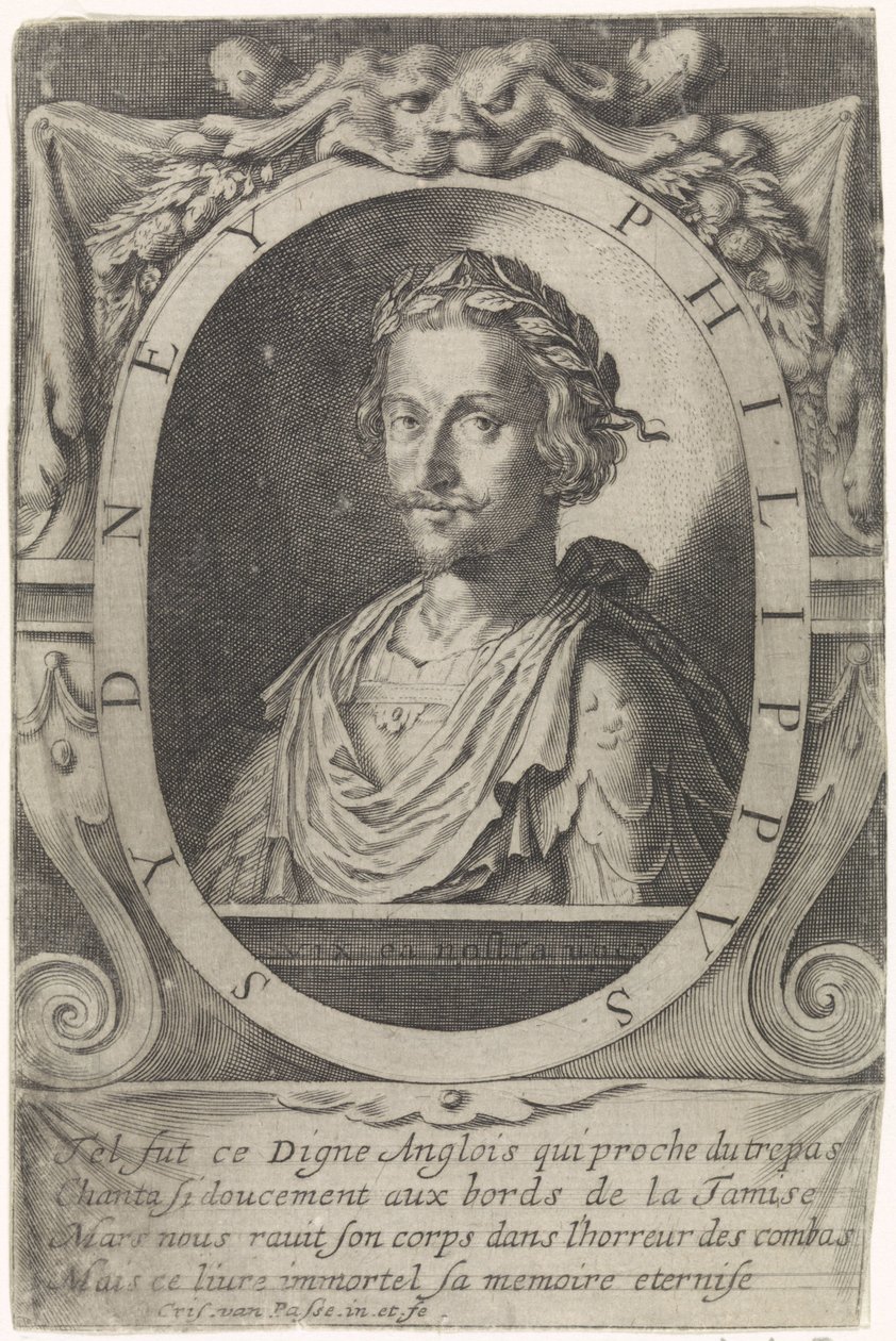 Portræt af Philip Sydney af Crispijn van de Passe (I)