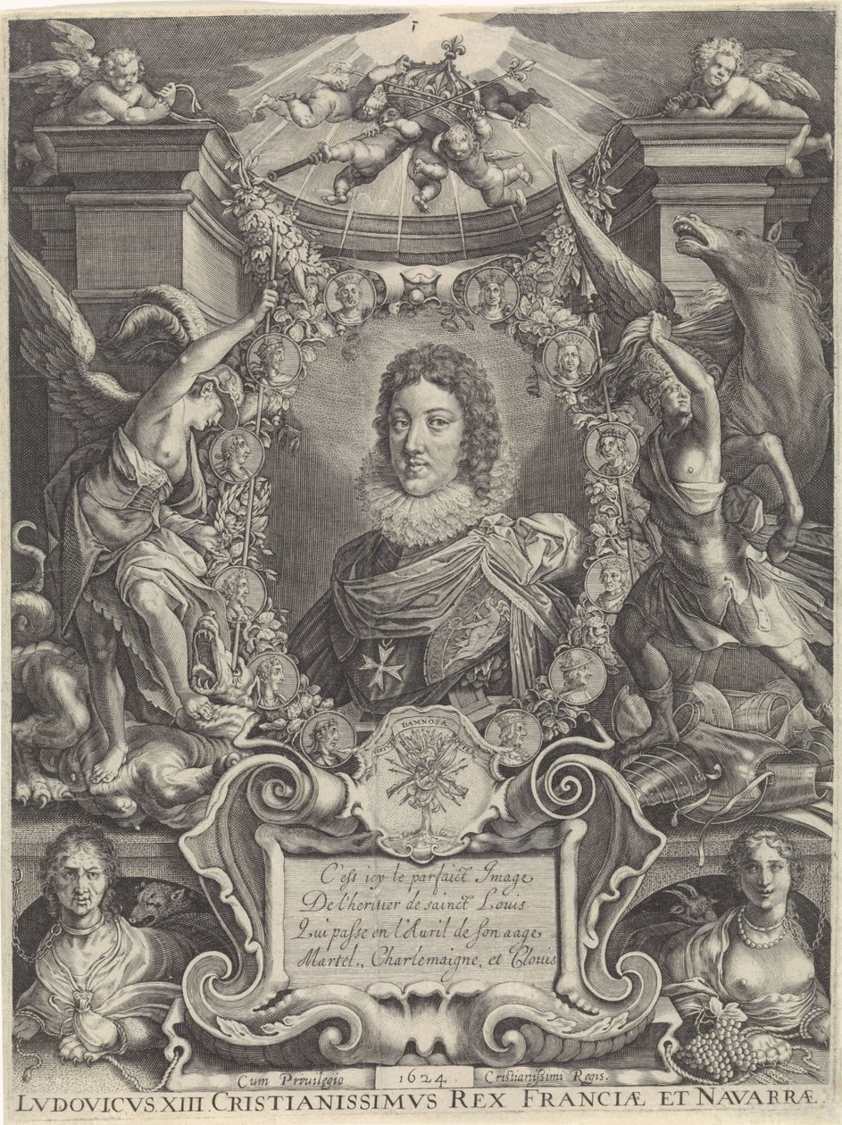 Busteportræt af Ludvig XIII af Crispijn van de Passe (II)