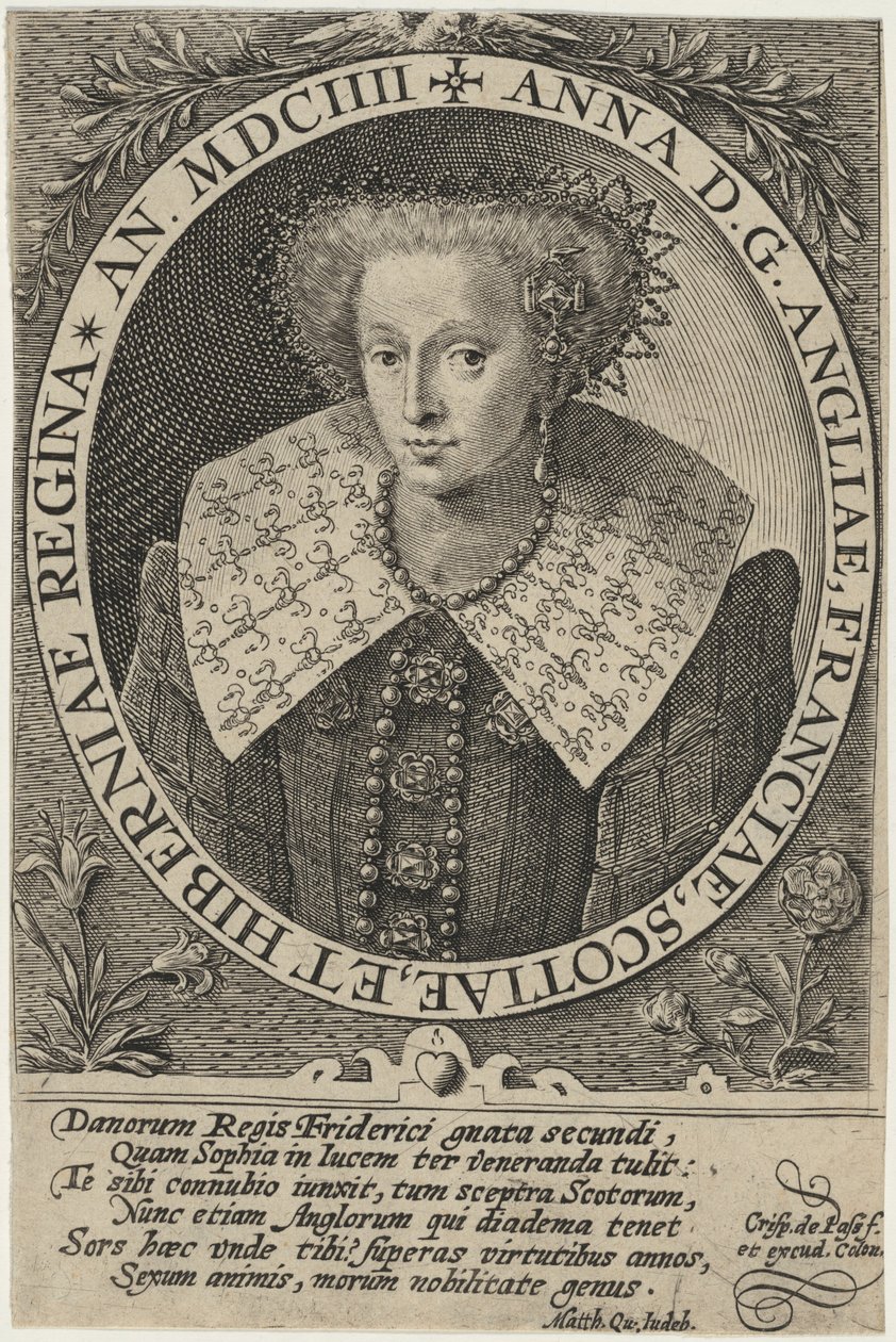 Anne af England af Crispijn van de Passe I