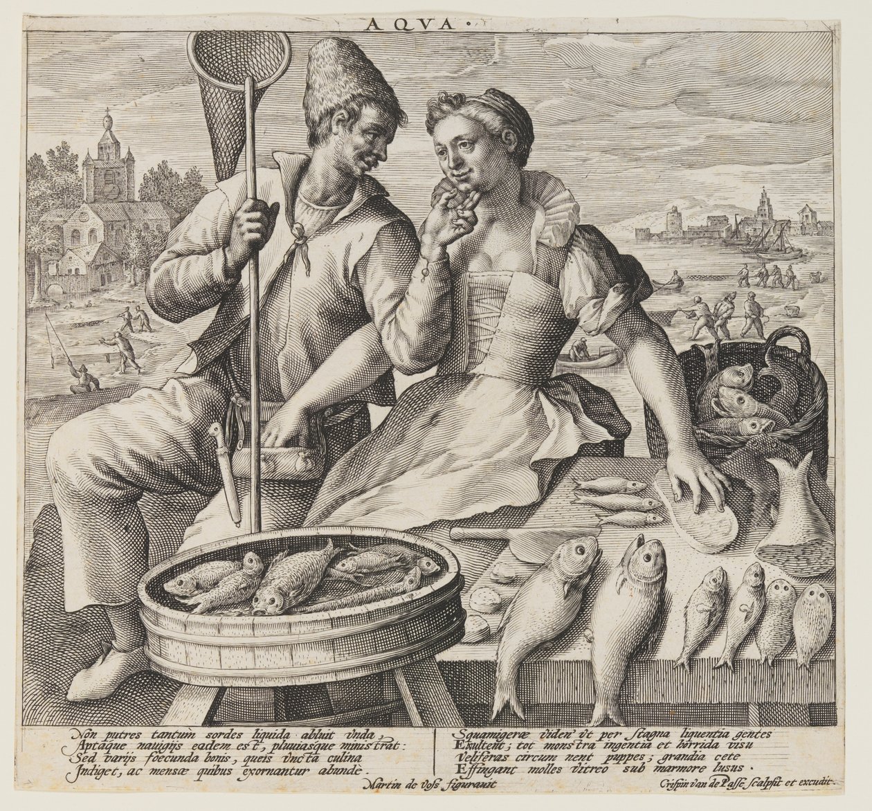Aqua (vand), fra Elementerne af Crispijn van de Passe I