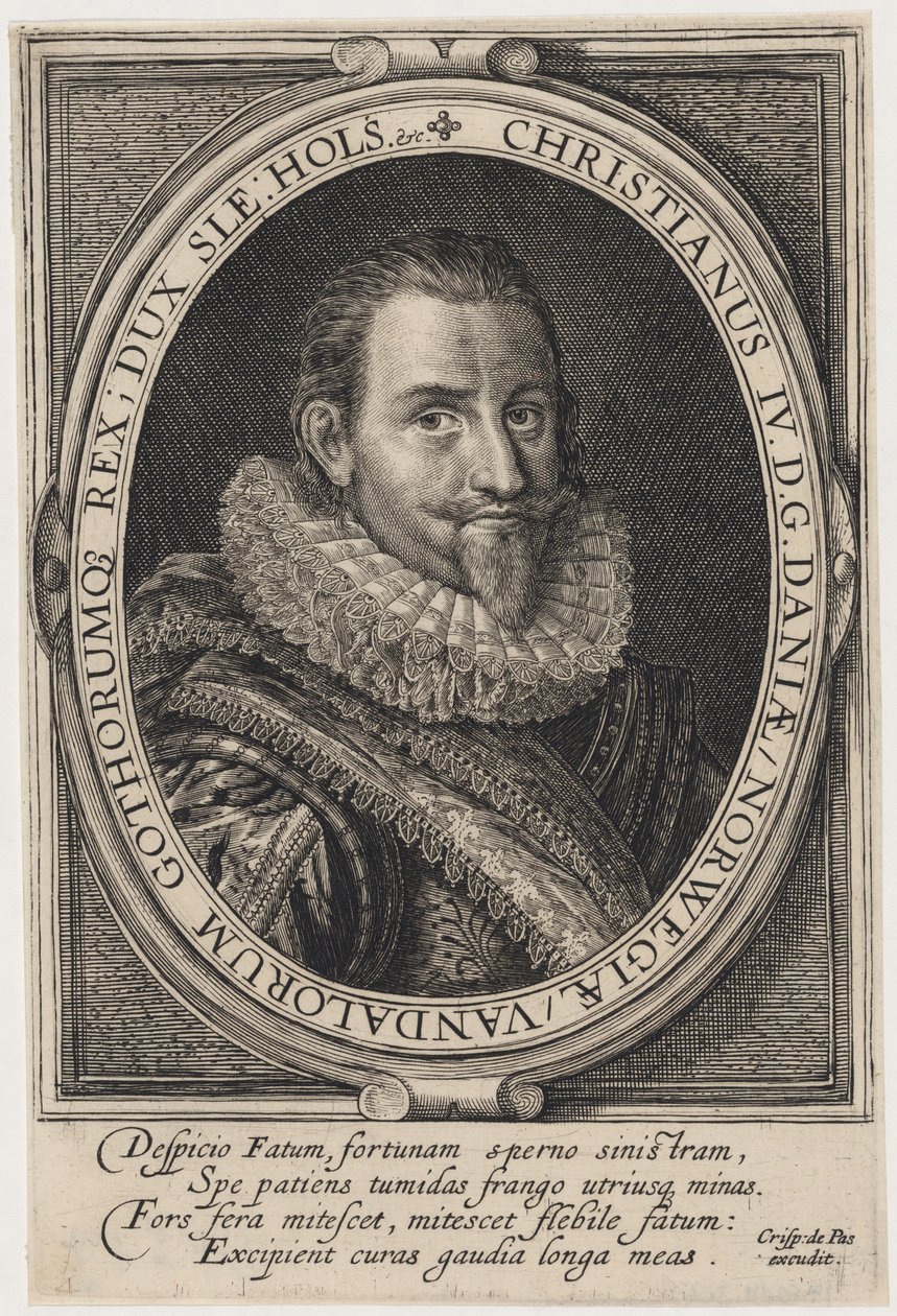 Christian IV, konge af Danmark af Crispijn van de Passe I
