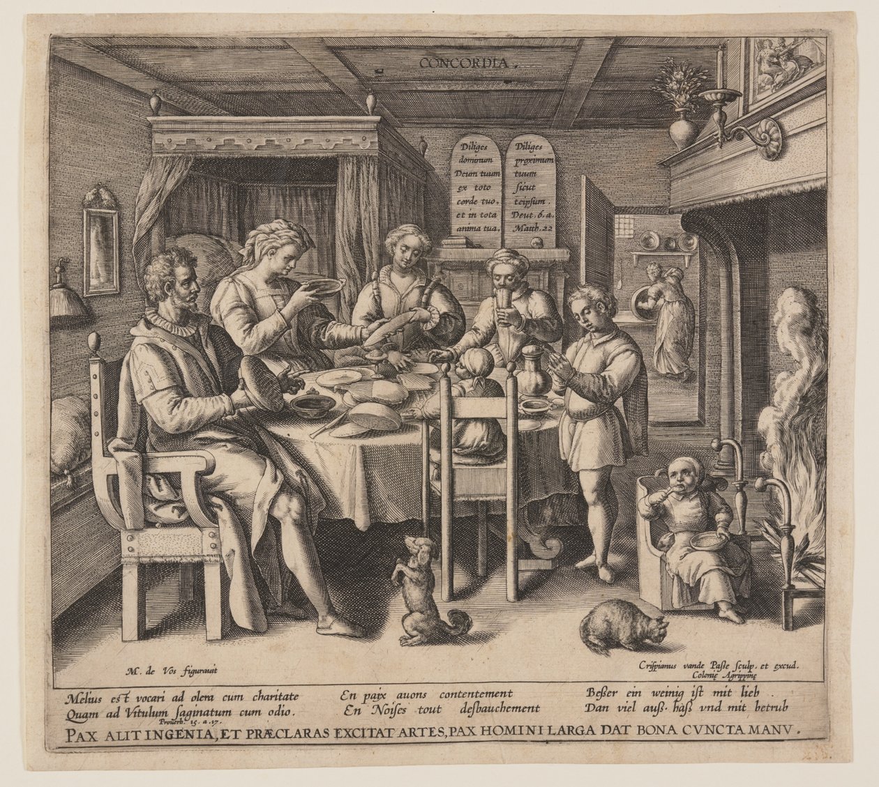 Condordia af Crispijn van de Passe I