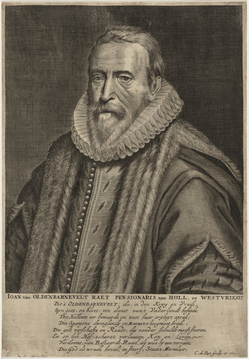Johan van Oldenbarnevelt af Crispijn van de Passe I